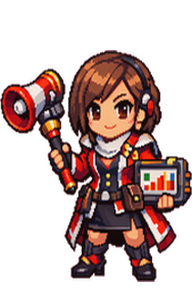 Marketing Manager forged female sprite